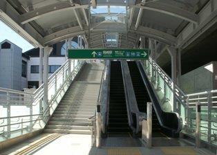 写真：エスカレーター内部