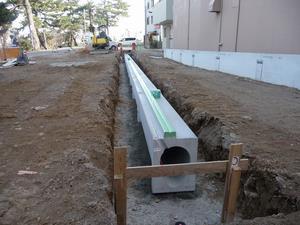 写真：平成29年2月7日現在　整備事業工事