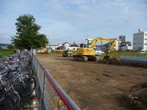 写真：平成29年10月5日現在　整備事業工事2