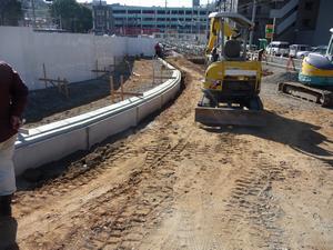 写真：平成29年12月7日現在　整備事業工事