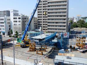 写真：平成30年6月6日現在　整備事業工事1