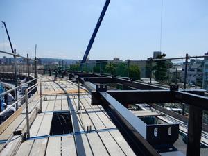 写真：平成30年8月1日現在　整備事業工事