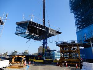 写真：平成30年11月8日現在　整備事業工事2