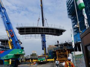 写真：平成30年12月4日現在　整備事業工事1