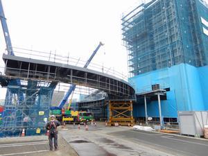 写真：平成30年12月4日現在　整備事業工事2