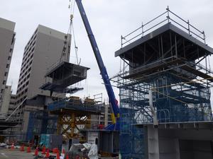 写真：平成31年3月7日現在　整備事業工事1