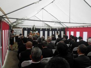 写真：工事安全祈願祭