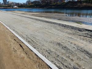 写真：園路整備状況