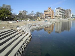 写真：船着き場整備状況