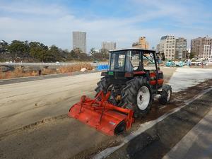 写真：表層土改良