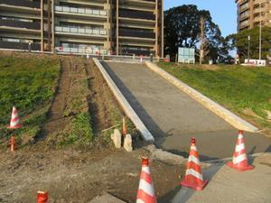 写真：階段整備