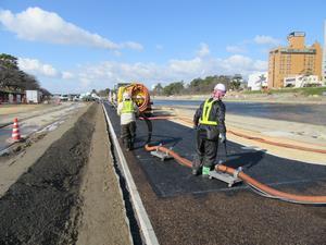 写真：洗い出し状況