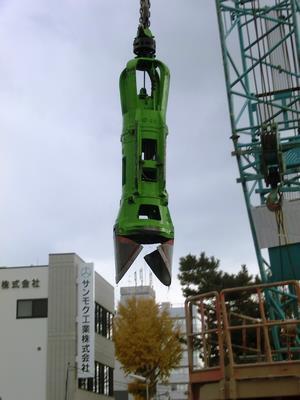 写真：A1橋台場所打ち杭2