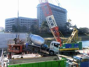 写真：P1橋脚場所打ち杭3（12月19日）