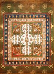 写真：絹本著色両界曼荼羅図［金剛界］