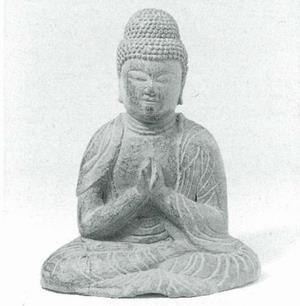 写真：瓦焼阿弥陀如来坐像