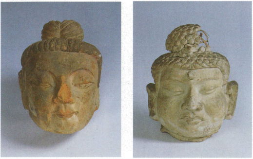 写真：塑像仏頭