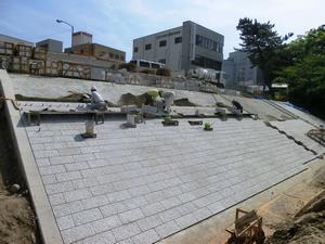 写真：護岸工事