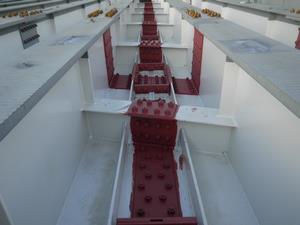 写真：継手部塗装状況（2月5日）