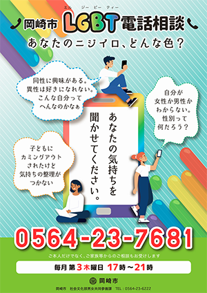 ポスターの写真：電話相談