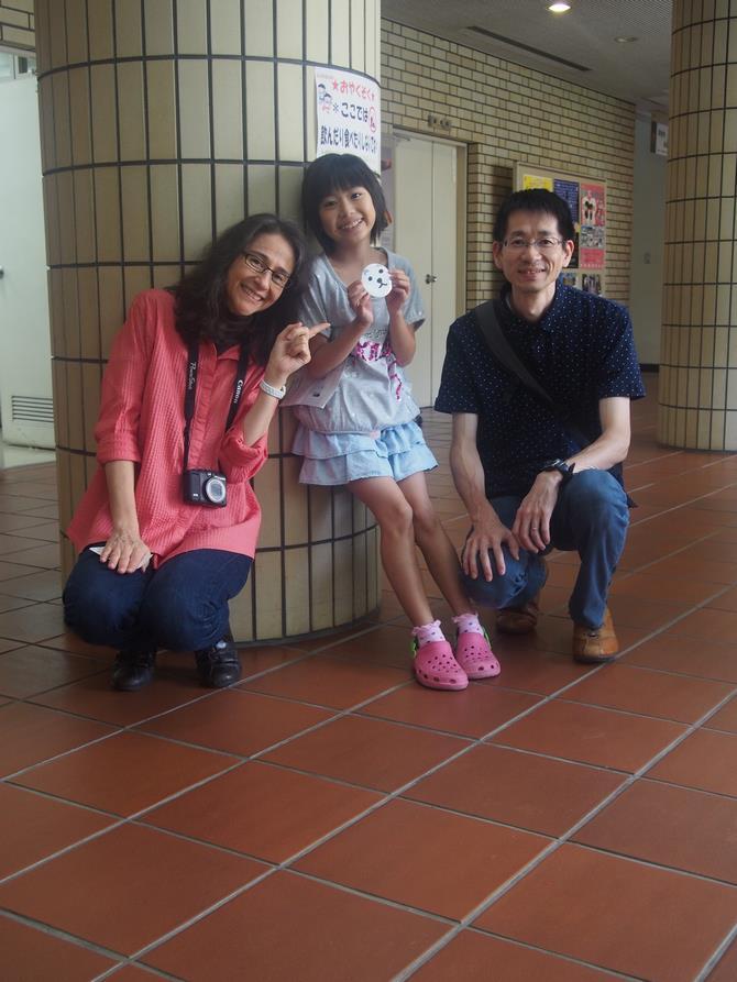 写真：最初にバッジを制作された方