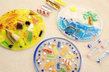 写真：きらきらガラス小物