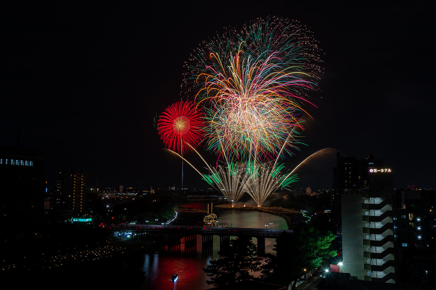 花火大会の写真