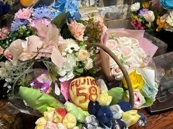 生誕祭の飾りつけの画像