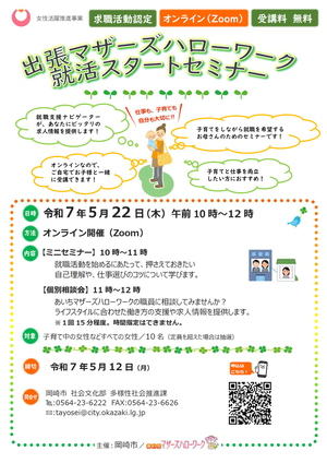 就活スタートセミナーチラシ