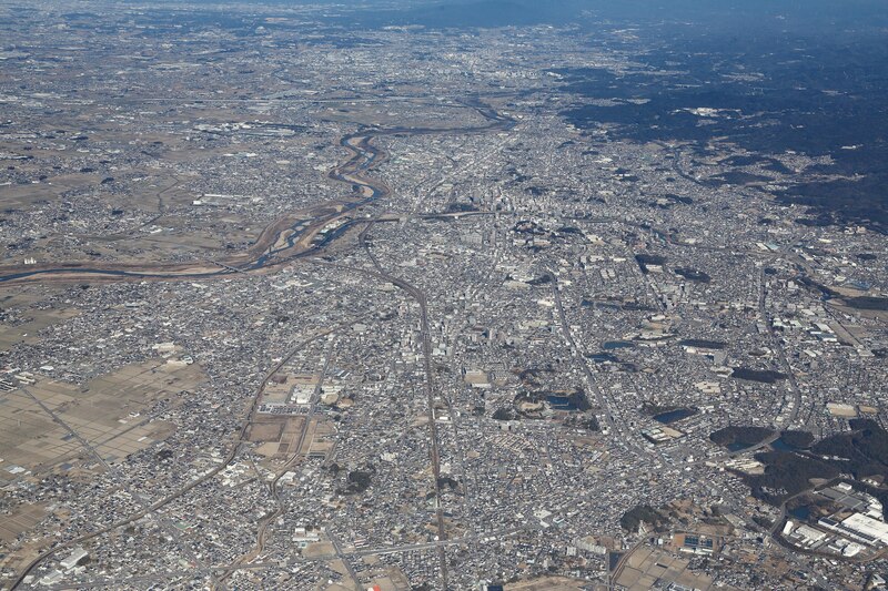 岡崎駅の航空写真