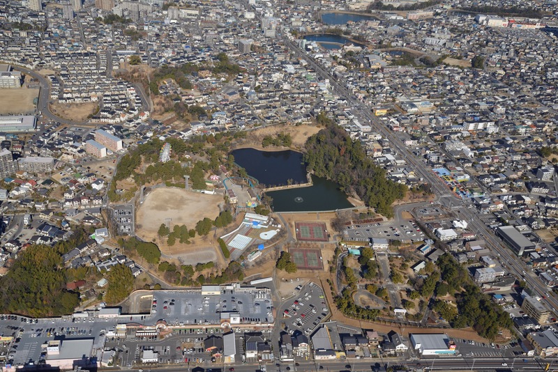 南公園の航空写真