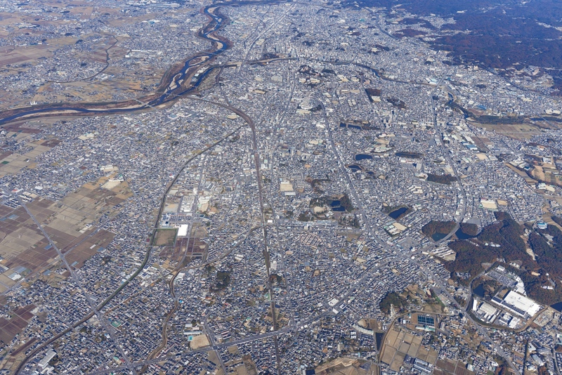 岡崎駅の航空写真