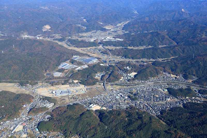 国道473号の航空写真