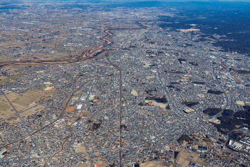 岡崎駅の航空写真