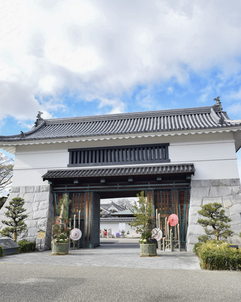 大手門門松の写真