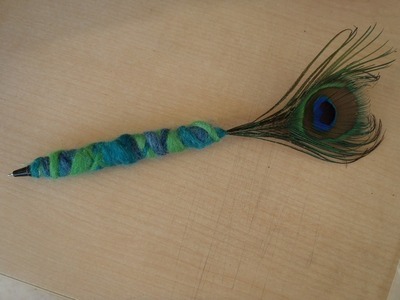 羽根ペンの出来上がりイメージの画像