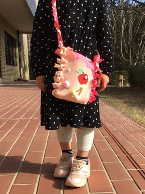 写真：結んで作るおでかけサコッシュ