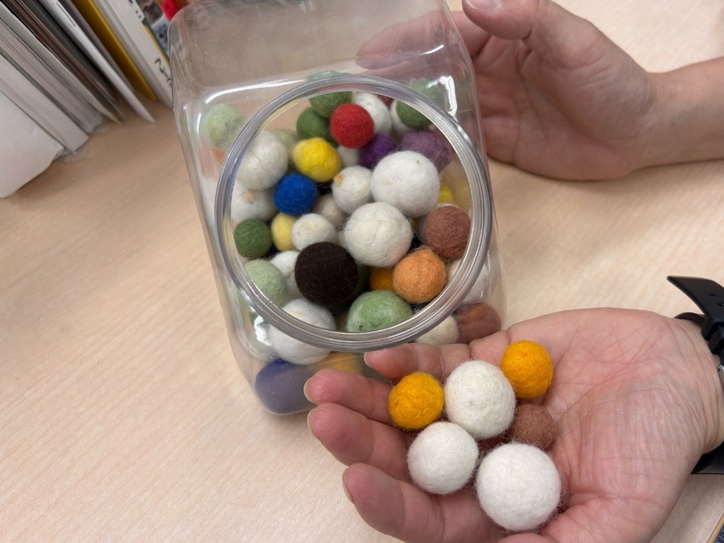 フェルトボールの画像