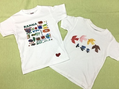 写真：おもいのままアート おえかきTシャツ
