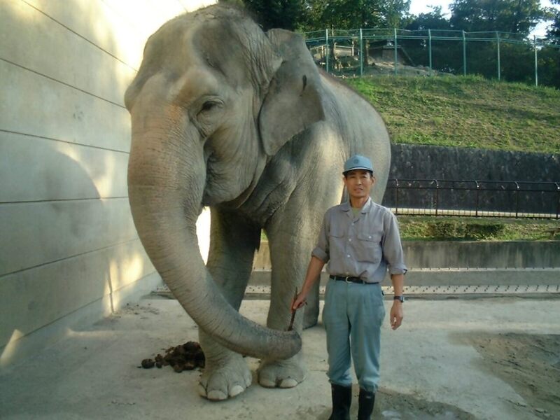 岩尾飼育員とふじ子の画像1