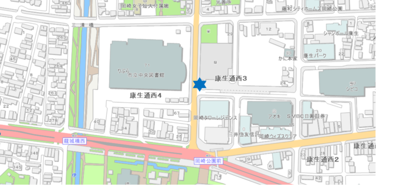 地図（新デザインマンホール設置場所）