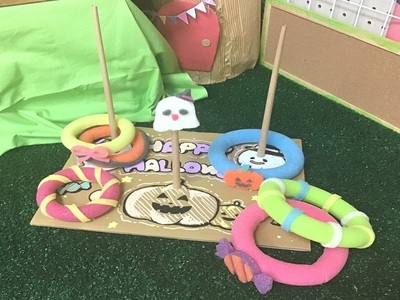 写真：ハロウィンわなげパーティ