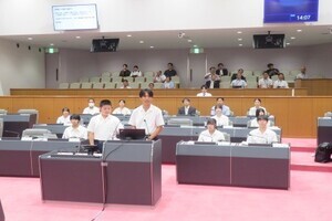 写真:学校紹介の様子