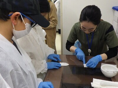 獣医師体験の様子4